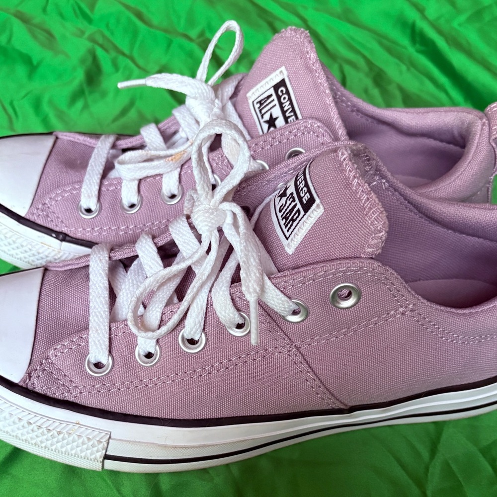 Converse All Star Pale Purple Low Top Sneakers - Picture 2 of 7